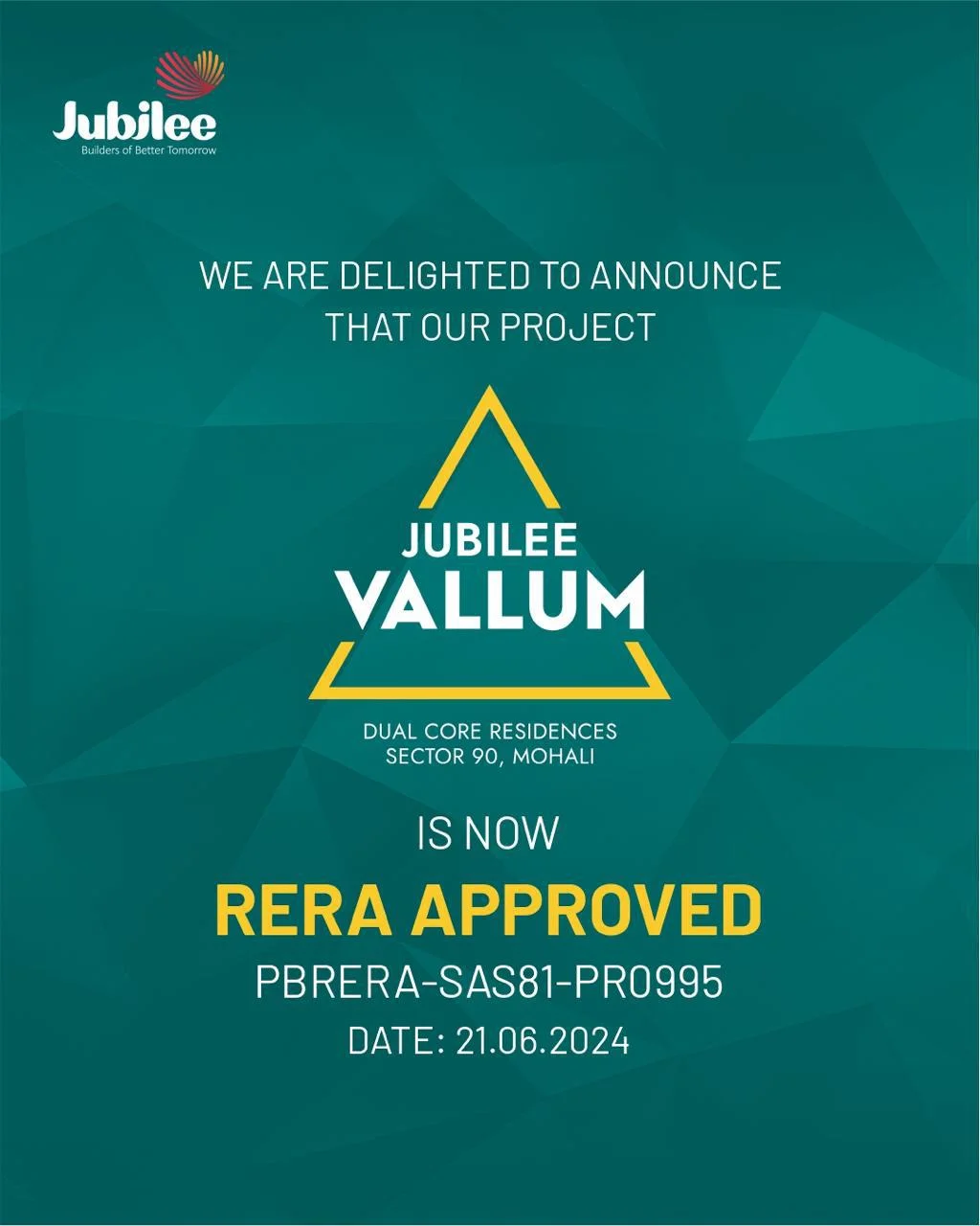 Jubilee-Vallum-RERA-Registered banner 